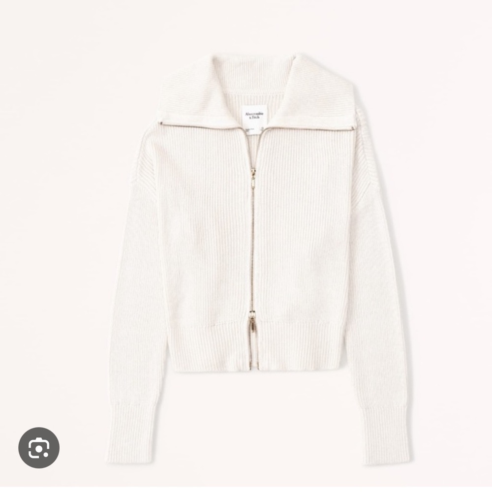 Abercrombie Double Zip Cardigan/Sweater